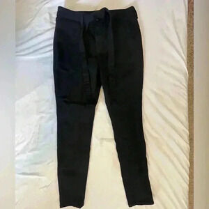 69. SO Tie-waist black skinny jeans, size 11